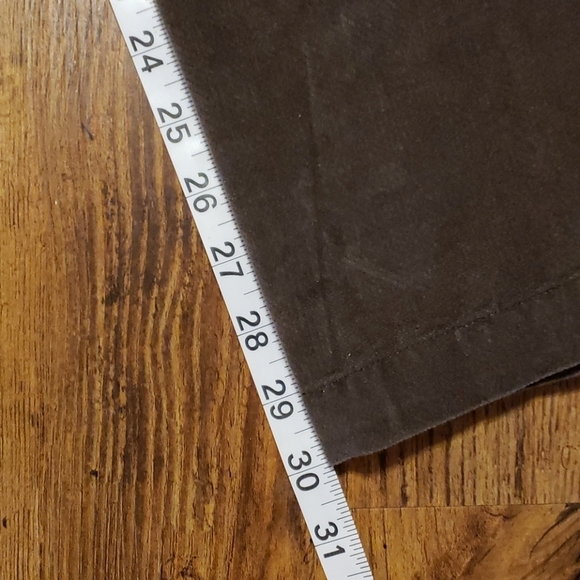 J.jill soft flocked wide leg cargo style brown - Picture 3 of 6